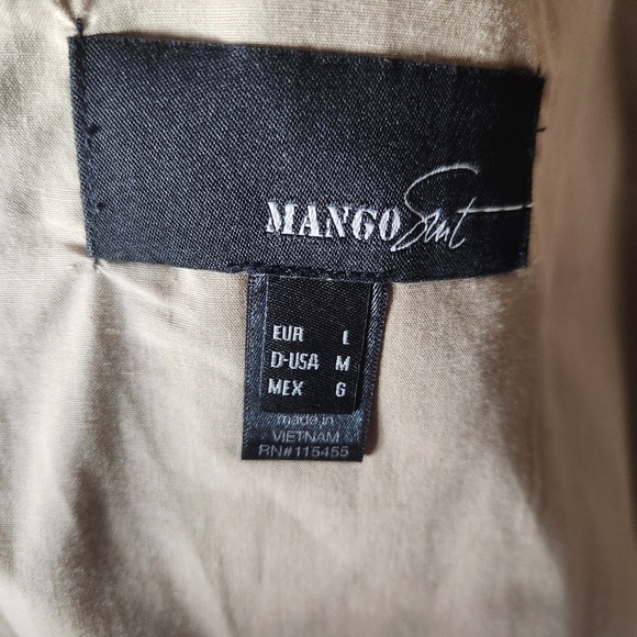 Mango MNG Womens Tan Utility Jacket-Size M (NWT) - Picture 10 of 13